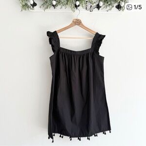 Vineyard Vines Women’s Cotton Cover Up Dress Black Size Medium